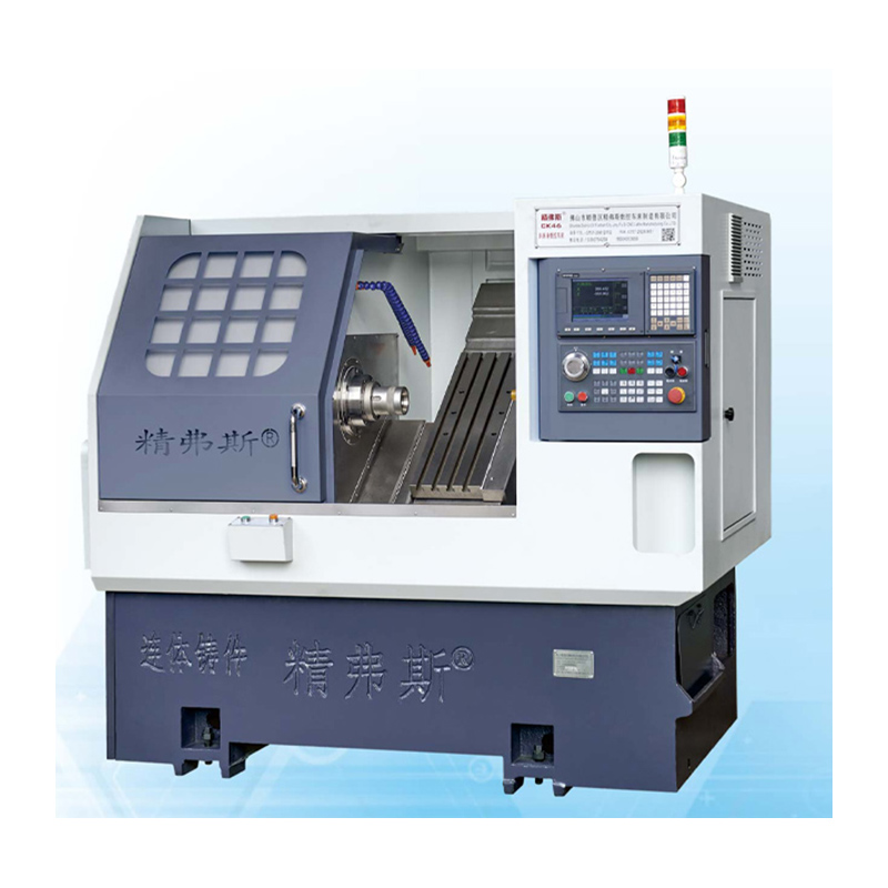 Machine de torno de CNC de cama inclinada que gira CNC